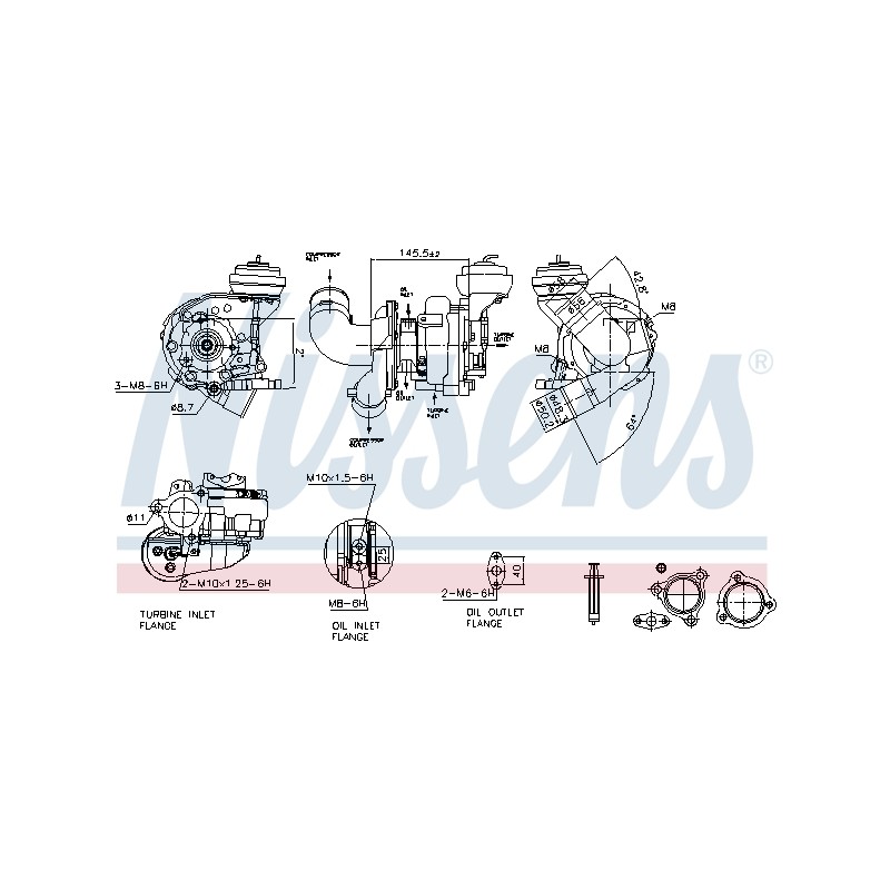 Turbo Pour Toyota Auris Avensis Corolla RAV 4 III IV Van Verso 172010R061