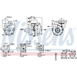 Turbo Pour Ford Ranger Mazda BT-50 Pick-up 1447253 WE0113700D WE0113700F