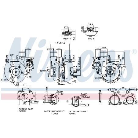 Turbo Pour Toyota Land Cruiser Prado Van 1720130100 1720130101 1720130160