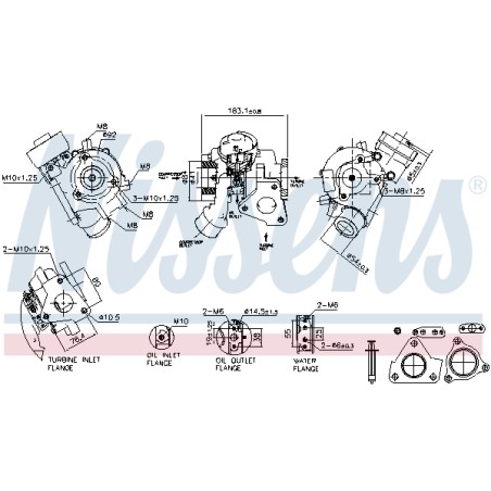 Turbo Pour Mitsubishi L200/Triton Pajero Sport III 49T3501412