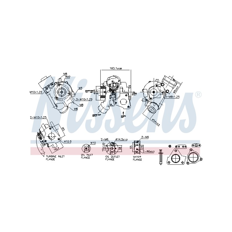 Turbo Pour Mitsubishi L200/Triton Pajero Sport III 49T3501412