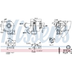 Turbo Pour VW Touareg 070145701J 070145701JV 070145701JX 070145702B