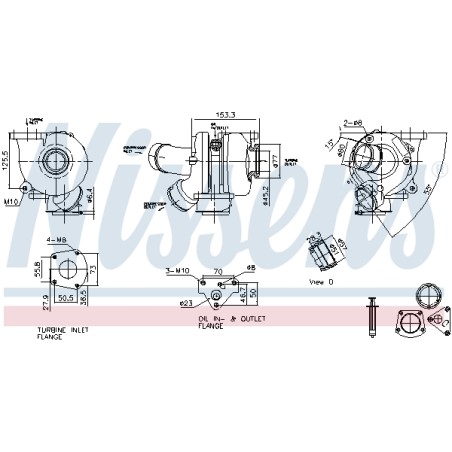 Turbo Pour VW Touareg 070145701J 070145701JV 070145701JX 070145702B