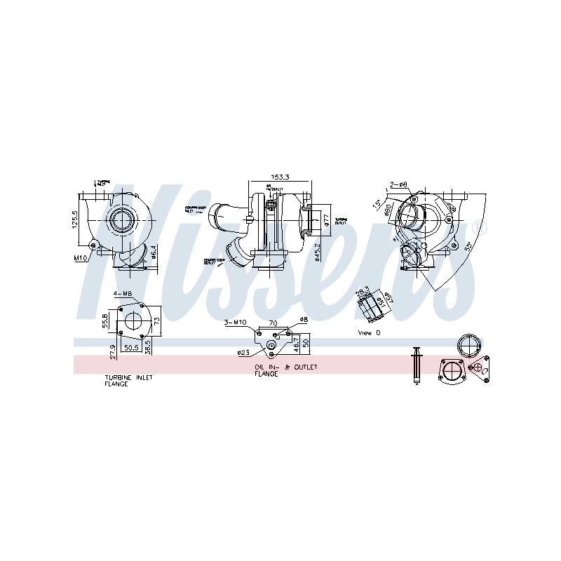 Turbo Pour VW Touareg 070145701J 070145701JV 070145701JX 070145702B
