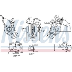 Turbo Pour Renault Opel Nissan MERCEDES 144104312R 4423614 1441100Q3B 144109281R