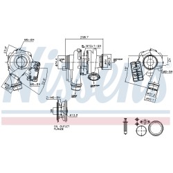 Turbo Pour BMW Série 2 F45 F46 X1 Van X2 Mini Mini Clubman Countryman