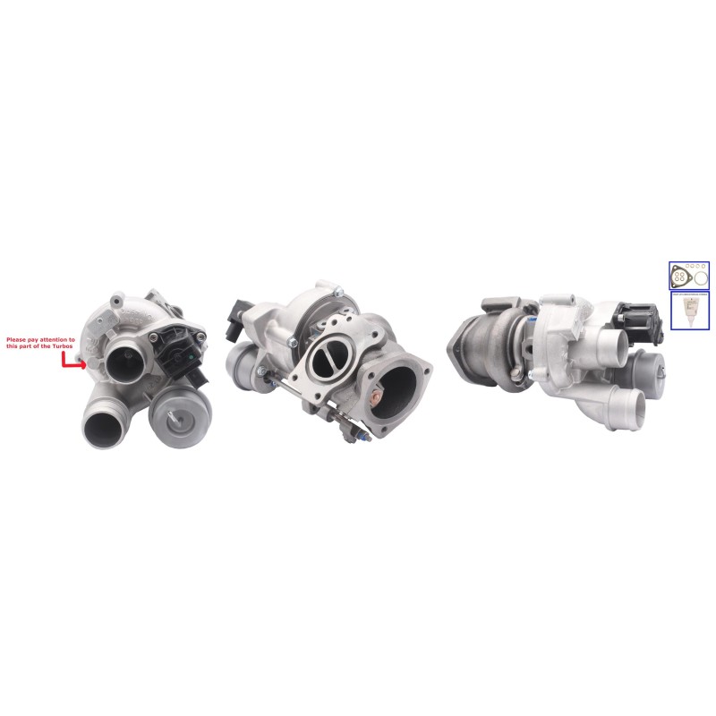 Turbo Pour Peugeot Citroën DS Mini 0375R4* V860288180 11652470357 11657565912