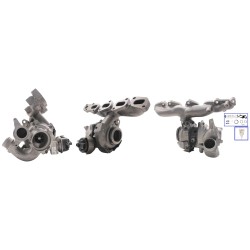 Turbo Pour VW Audi Seat Skoda 04L253010A 04L253056M 04L253056G 04L253056MX