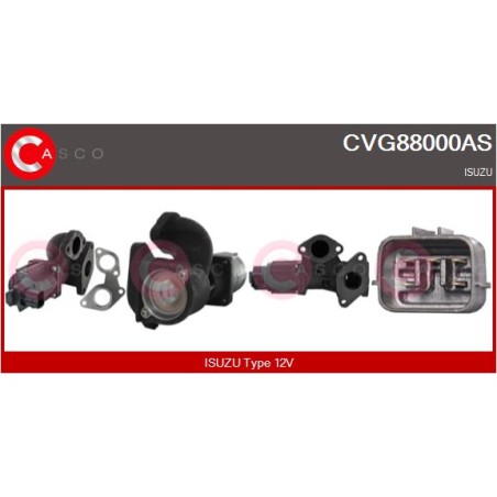 Vanne EGR Pour Isuzu D-Max I 8980139111