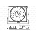 Ventilateur De Refroidissement Du Moteur Pour Renault Megane IV 214810118R