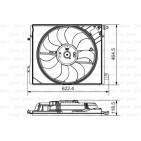 Ventilateur De Refroidissement Du Moteur Pour Renault Talisman 214814354R