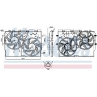 Ventilateur De Refroidissement Du Moteur Pour Peugeot Fiat Citroën 1250G9