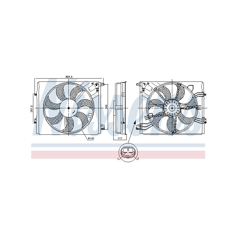 Ventilateur De Refroidissement Du Moteur Pour Renault Talisman 214814354R