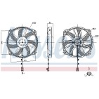 Ventilateur De Refroidissement Du Moteur Pour Peugeot Citroën C4 II - DS 1253T4