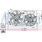 Ventilateur De Refroidissement Du Moteur Pour VW Bora Audi Seat Skoda 6Q0959455L