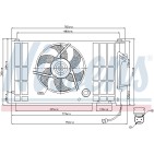 Ventilateur De Refroidissement Du Moteur Pour Peugeot Partner Citroën Berlingo