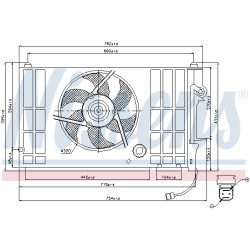 Ventilateur De Refroidissement Du Moteur Pour Peugeot Partner Citroën Berlingo
