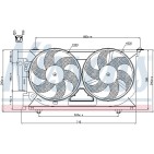 Ventilateur De Refroidissement Du Moteur Pour Peugeot 306 Partner Citroën