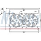 Ventilateur De Refroidissement Du Moteur Pour Peugeot 406 Partner Citroën
