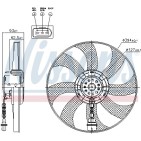 Ventilateur De Refroidissement Du Moteur Pour VW Seat Skoda Fabia I II 1.4 TDI