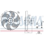 Ventilateur De Refroidissement Du Moteur Pour Peugeot Partner Citroën Berlingo