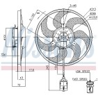 Ventilateur De Refroidissement Du Moteur Pour Opel Astra H Zafira A B Family