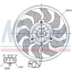 Ventilateur De Refroidissement Du Moteur Pour Opel Astra H Zafira A B Family