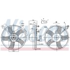 Ventilateur De Refroidissement Du Moteur Pour VW Seat Cordoba Skoda 6Q0959455AF