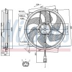 Ventilateur De Refroidissement Du Moteur Pour Peugeot Citroën C4 - II DS 1253A9