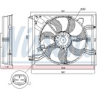 Ventilateur De Refroidissement Du Moteur Pour Renault Megane IV 214813939R