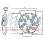 Ventilateur De Refroidissement Du Moteur Pour Peugeot Opel Citroën DS 3641929