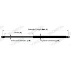 Vérin De Coffre Pour Peugeot 5008 II 9012446280 9827430880