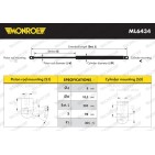 Vérin De Capot Pour Renault Latitude 654700004R 654700010R