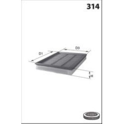 Filtre à Air Pour Renault Nissan Honda Infiniti FX M Q50 1654630P00 16546079VA