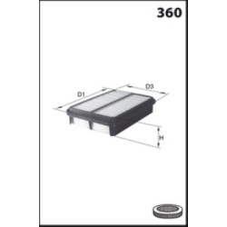 Filtre à Air Pour Toyota Land Cruiser Prado Van 1780107010 1780130040
