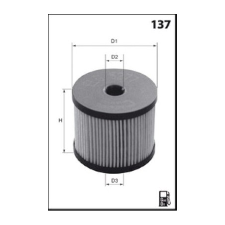 Filtre à Carburant Pour Peugeot Fiat Suzuki Citroën E148135 9401906768 1906A5
