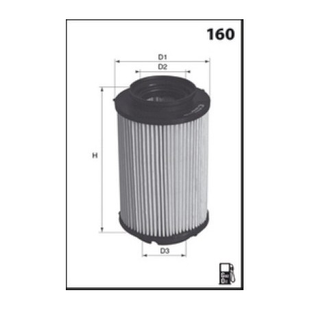 Filtre à Carburant Pour VW Audi Seat Skoda 1K0127177 1K0127177A 1K0127434
