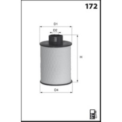 Filtre à Carburant Pour Peugeot Opel Fiat 500 Suzuki 190198 13117292 1346386080