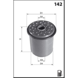 Filtre à Carburant Pour Peugeot Opel Fiat 500 Alfa Romeo 1616322380 77366330