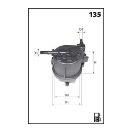 Filtre à Carburant Pour Peugeot Ford Toyota Citroën 190175 1148119 SU00100696