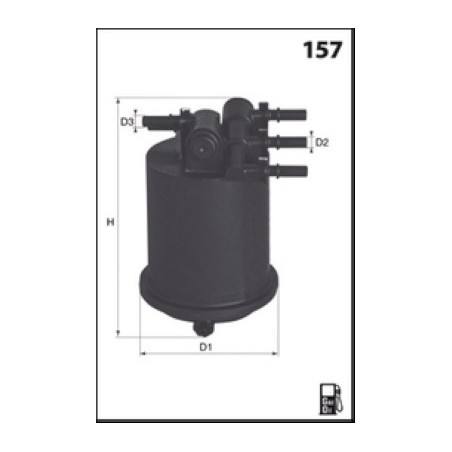 Filtre à Carburant Pour Renault Avantime Mitsubishi Volvo 7700109585 8200416946