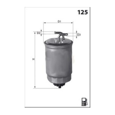 Filtre à Carburant Pour VW Seat Ford Honda 191127177B 191127401 6176076