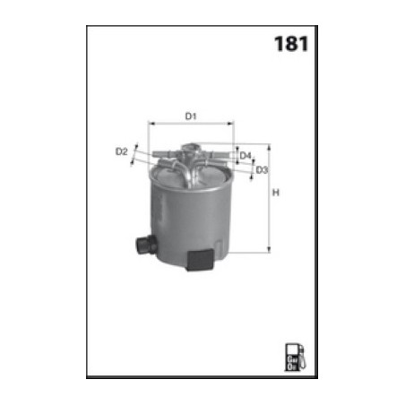 Filtre à Carburant Pour Renault Grand Scénic II Megane 8200697876 8660003048