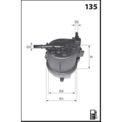 Filtre à Carburant Pour Ford Mazda Volvo 1386037 Y60313480 30783135 5M5Q9155AA