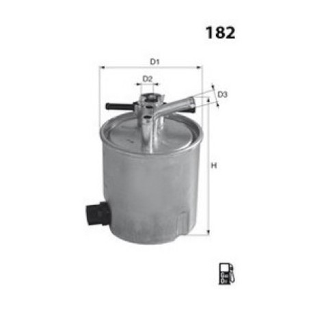 Filtre à Carburant Pour Nissan Cabstar Patrol GR V Wagon X-Trail 16400ES60B