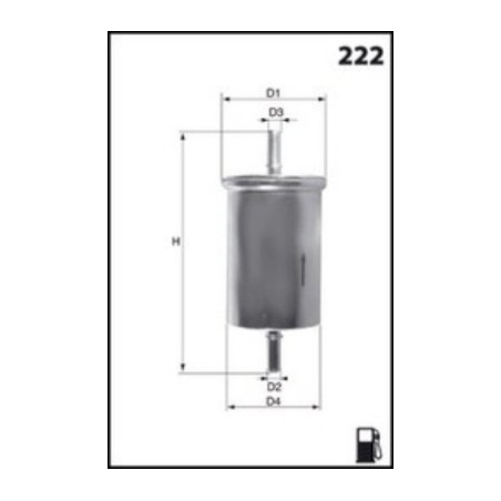 Filtre à Carburant Pour Chevrolet Aveo/Kalos Spark Daewoo Kalos Nubira
