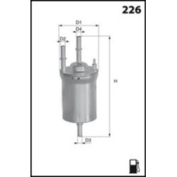Filtre à Carburant Pour VW Audi Seat Skoda 1K0201051B 1K0201051C 1K0201051K
