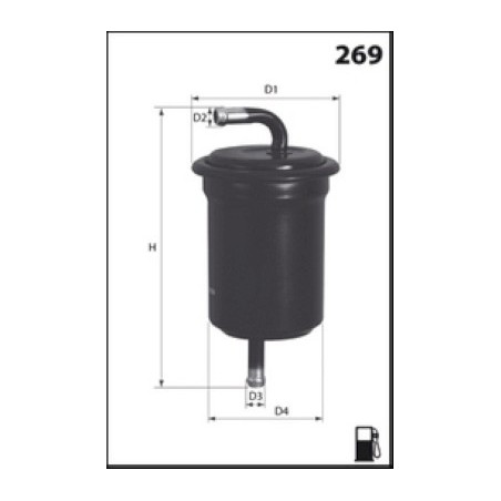 Filtre à Carburant Pour Suzuki Alto Ignis I II Jimny Liana Swift III 1541084380