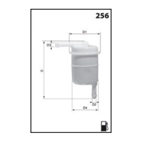 Filtre à Carburant Pour Nissan 100 NX Cherry III Primera Hatchback 1640059A00