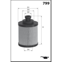 Filtre à Huile Pour Peugeot Opel Fiat 500 Ford 1109CJ 55595538 71751114 1724214